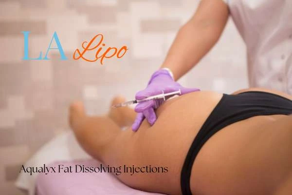 Woman having fat dissolving injections Basildon on thighs