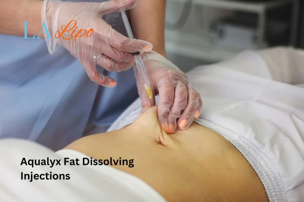 woman having fat dissolving injections Basildon in the stomach