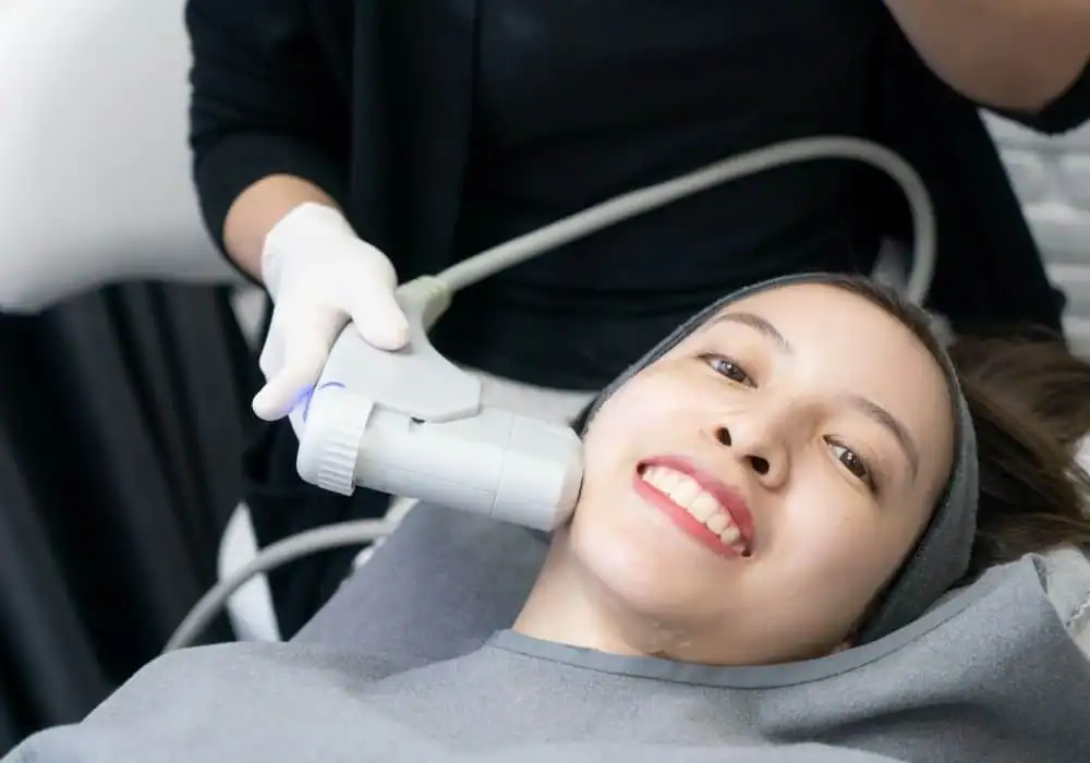 HIFU treatment Basildon in progress
