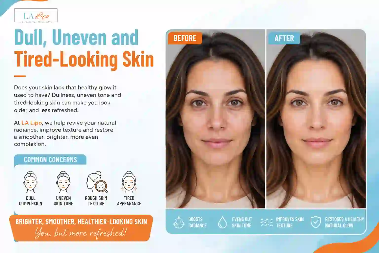 Sign #5: Dull, Uneven and Tired-Looking Skin Basildon